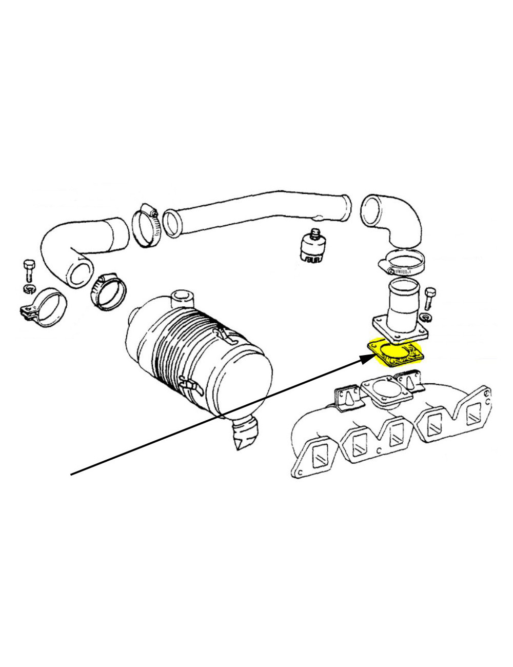 Guarnizione collettore New Holland - cod 5102579