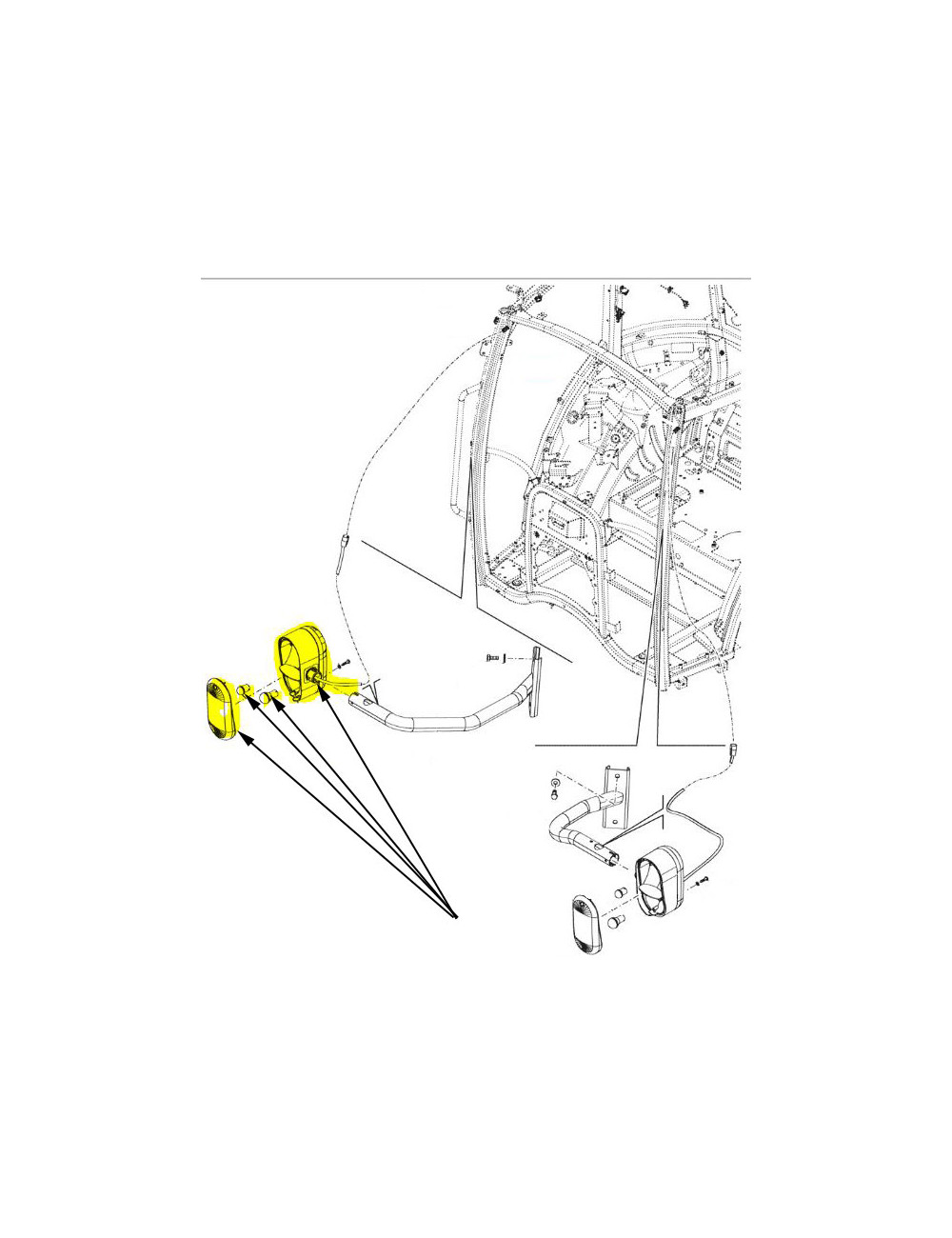 Indicatore di direzione New Holland - cod 47485346