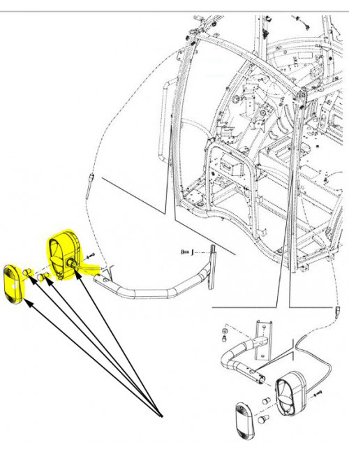 Indicatore di direzione New Holland - cod 47485346