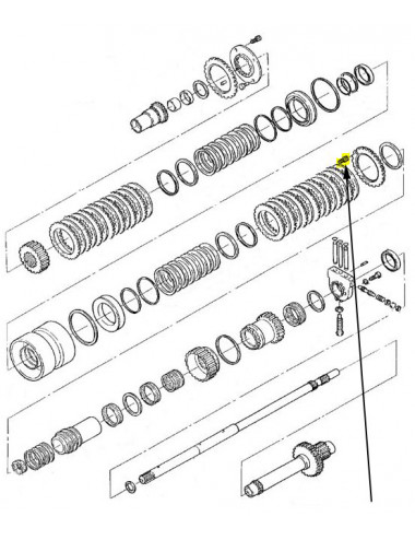 Molla albero principale New Holland - cod 81866965