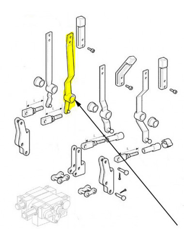 Leva New Holland - cod 5170920