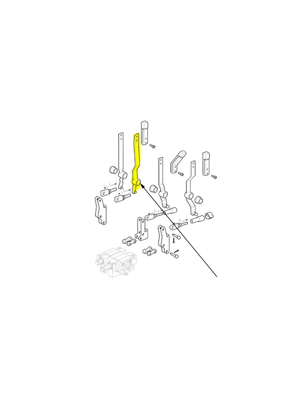 Leva New Holland - cod 5170920