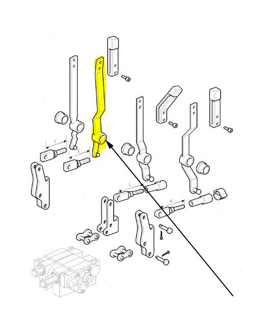 Leva New Holland - cod 5170920