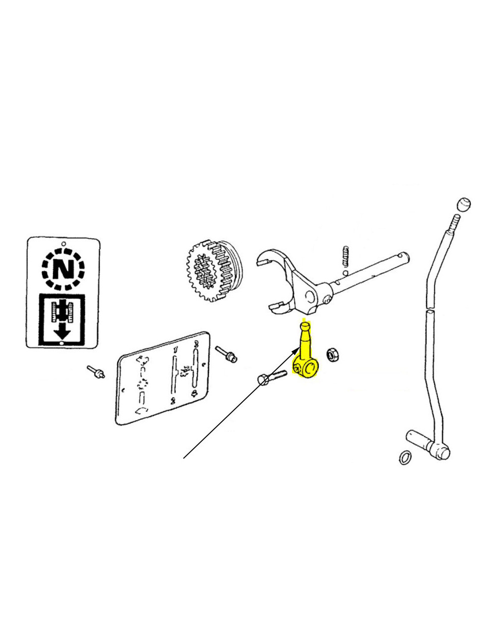 Leva New Holland - cod 5140372