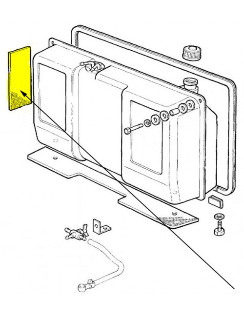 Guarnizione di sostegno New Holland - cod 5100840