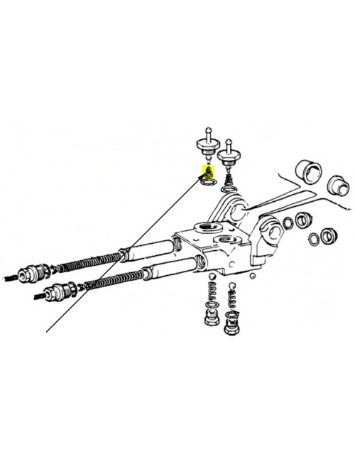 molla pompa freno CNH - cod 4999488