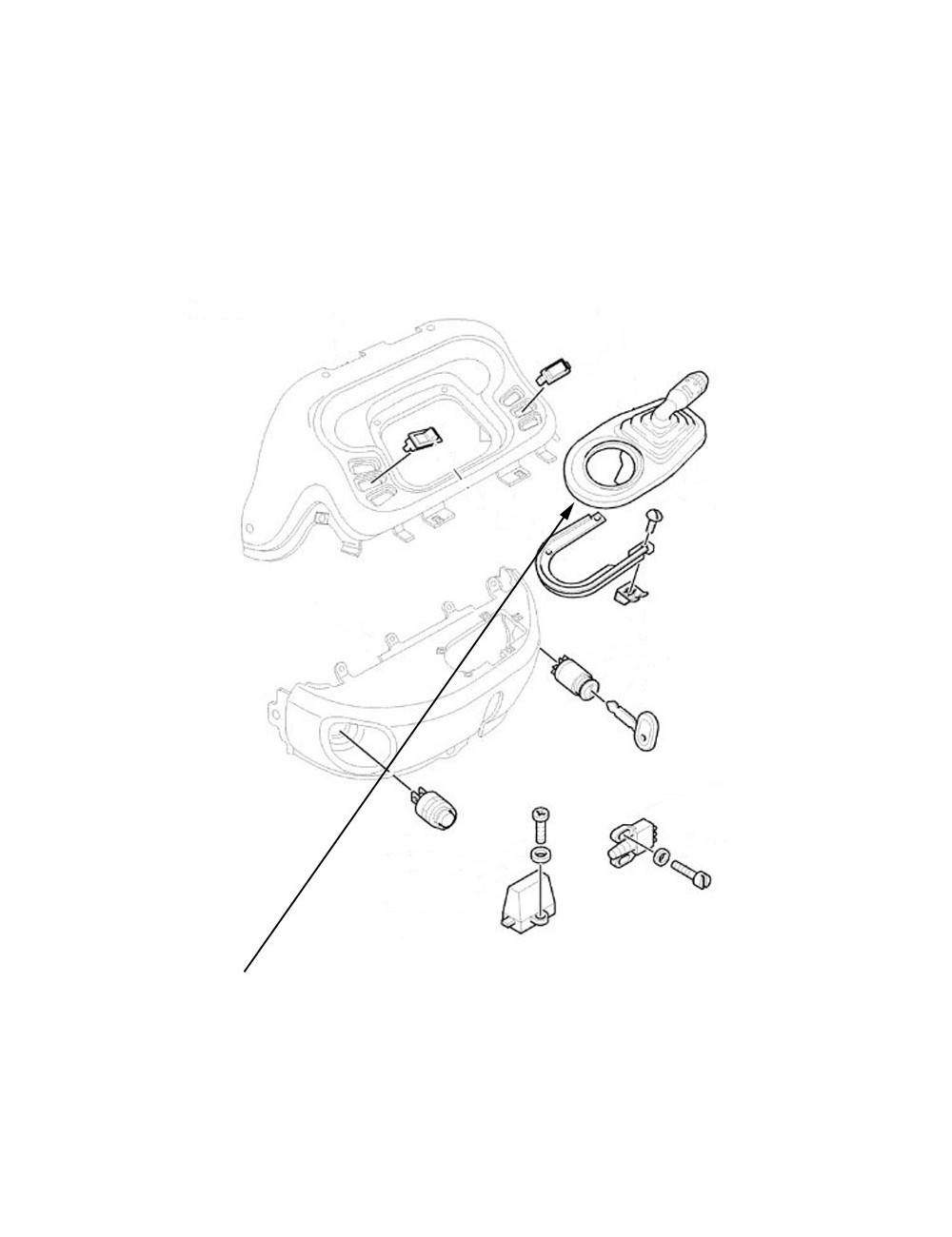 Interruttore devialuci New Holland - cod 5170406