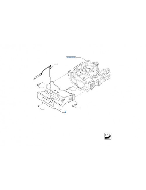 Supporto portazavorre CNH - cod 84313805