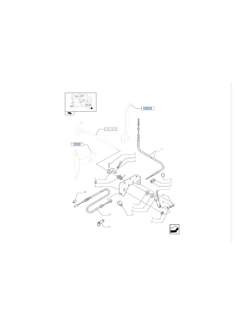 Molla comando acceleratore New Holland - cod 5172853