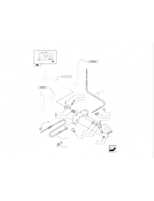 Molla comando acceleratore New Holland - cod 5172853