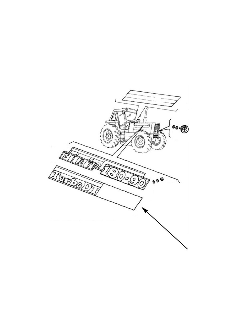 Decalcomania lato sinistro New Holland – cod 5136873