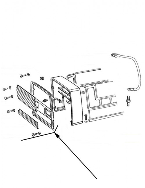 Calandra compatibile New Holland - cod 5175979