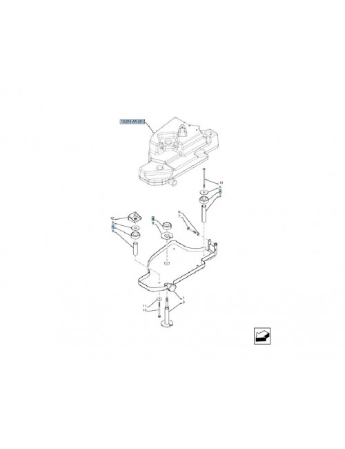 Blocco isolante New Holland - cod. 84196812
