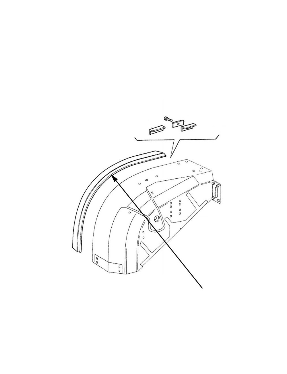 Paraspruzzi laterale destro New Holland - cod 5165672