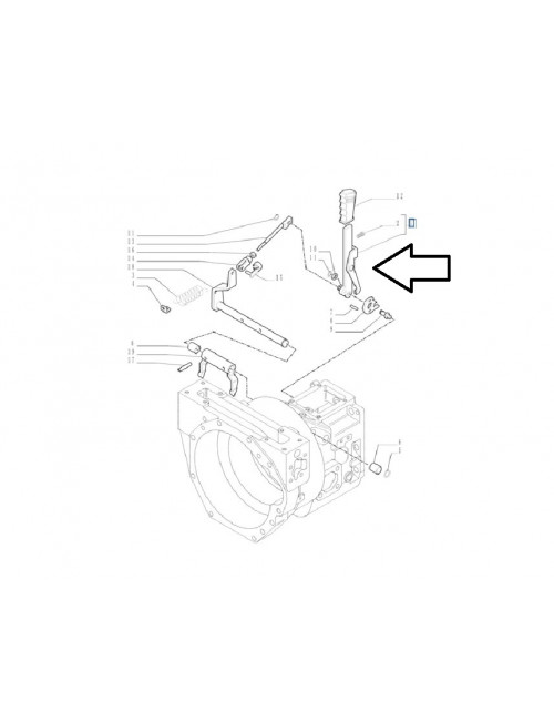 Leva New Holland - cod. 87289630