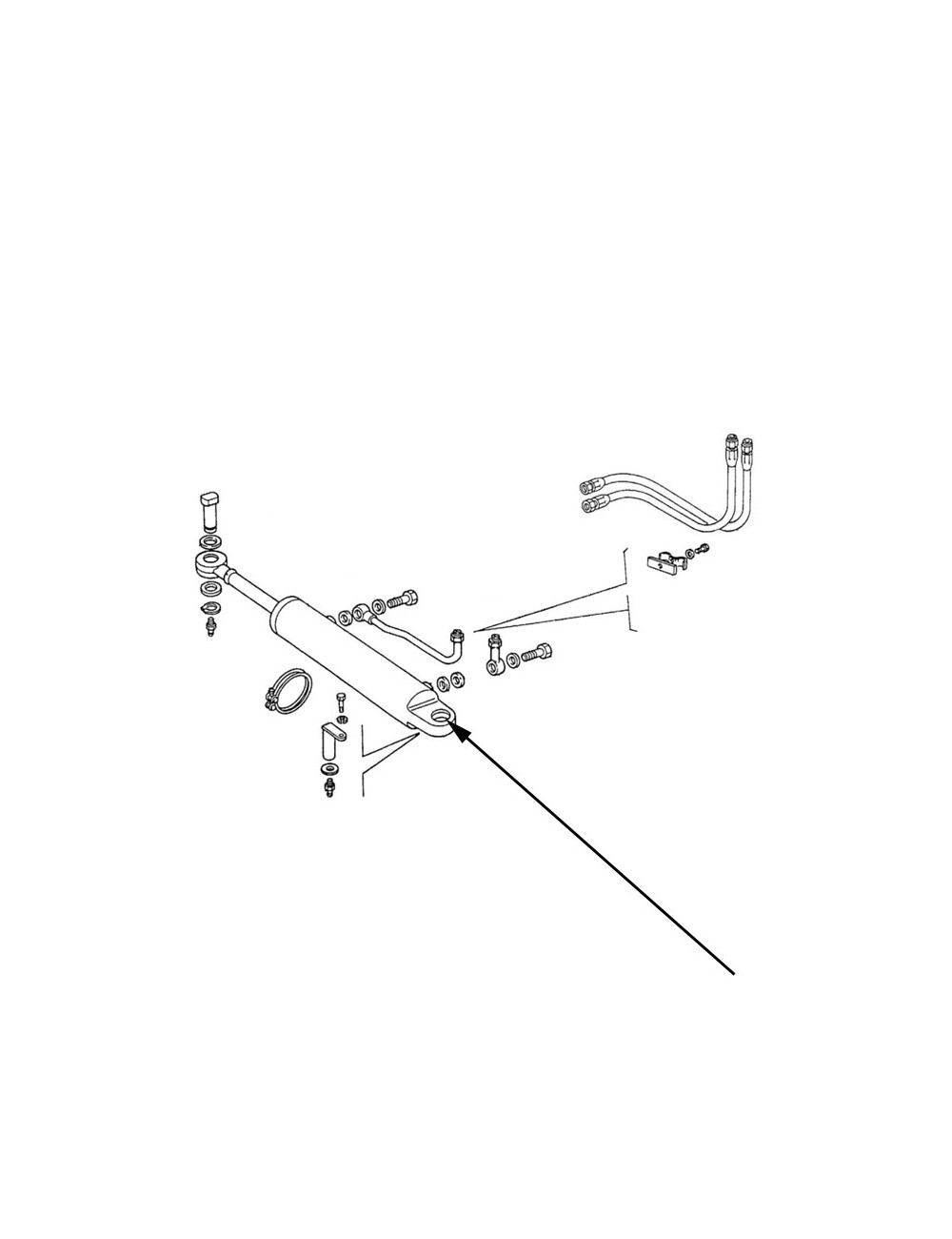 Cilindro sterzo New Holland - cod 5134221