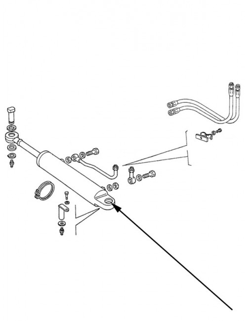 Cilindro sterzo New Holland - cod 5134221