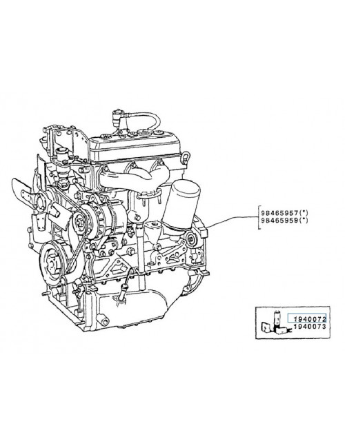 Serie guarnizioni motore New Holland - cod 1940072