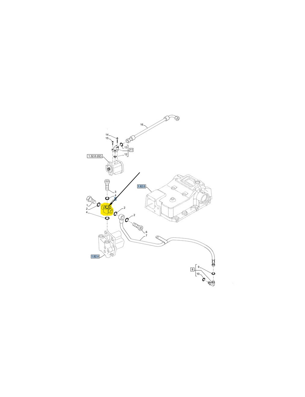 Anello idraulico New Holland - cod 47131903