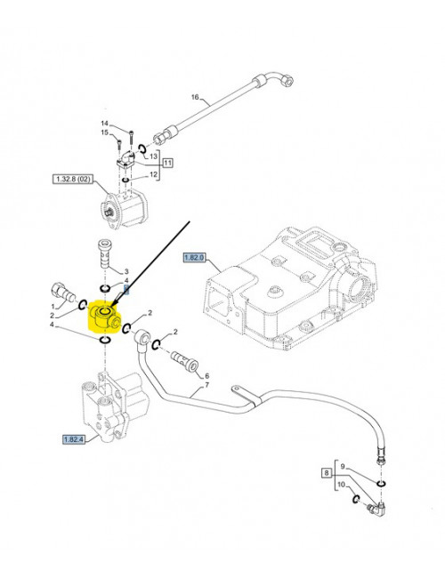 Anello idraulico New Holland - cod 47131903