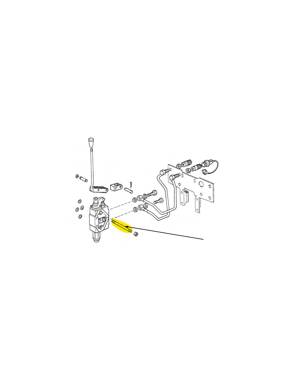 Asta filettata New Holland - cod 5146463