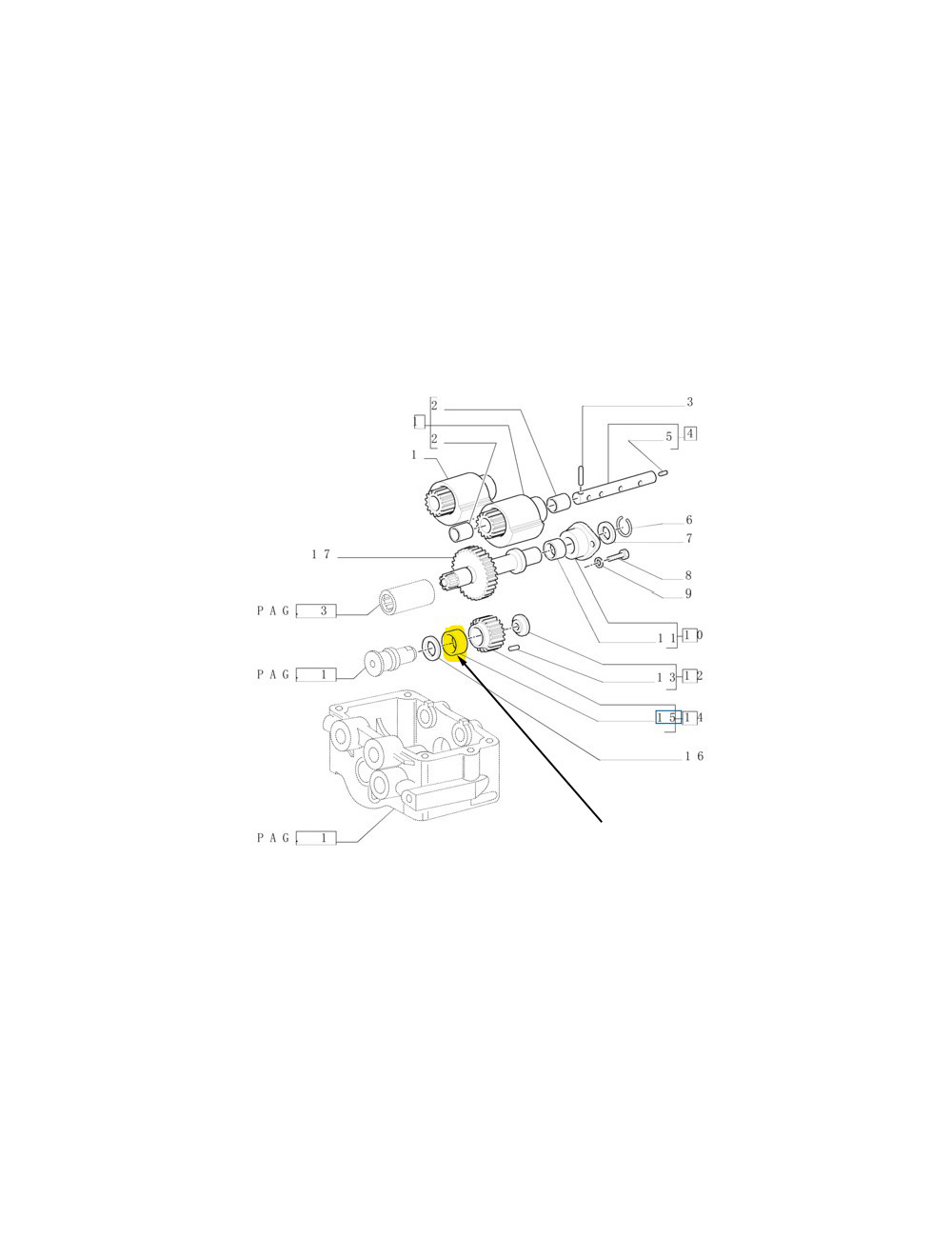Boccola New Holland - cod 4628982 Boccola New Holland - cod 4628982