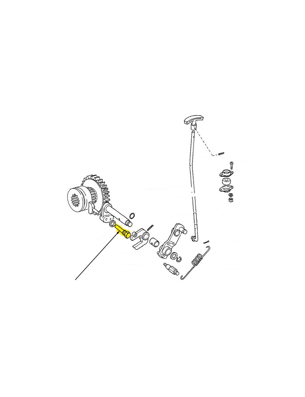 Bullone comandi rinvio New Holland - cod 5129023 Bullone comandi rinvio New Holland - cod 5129023