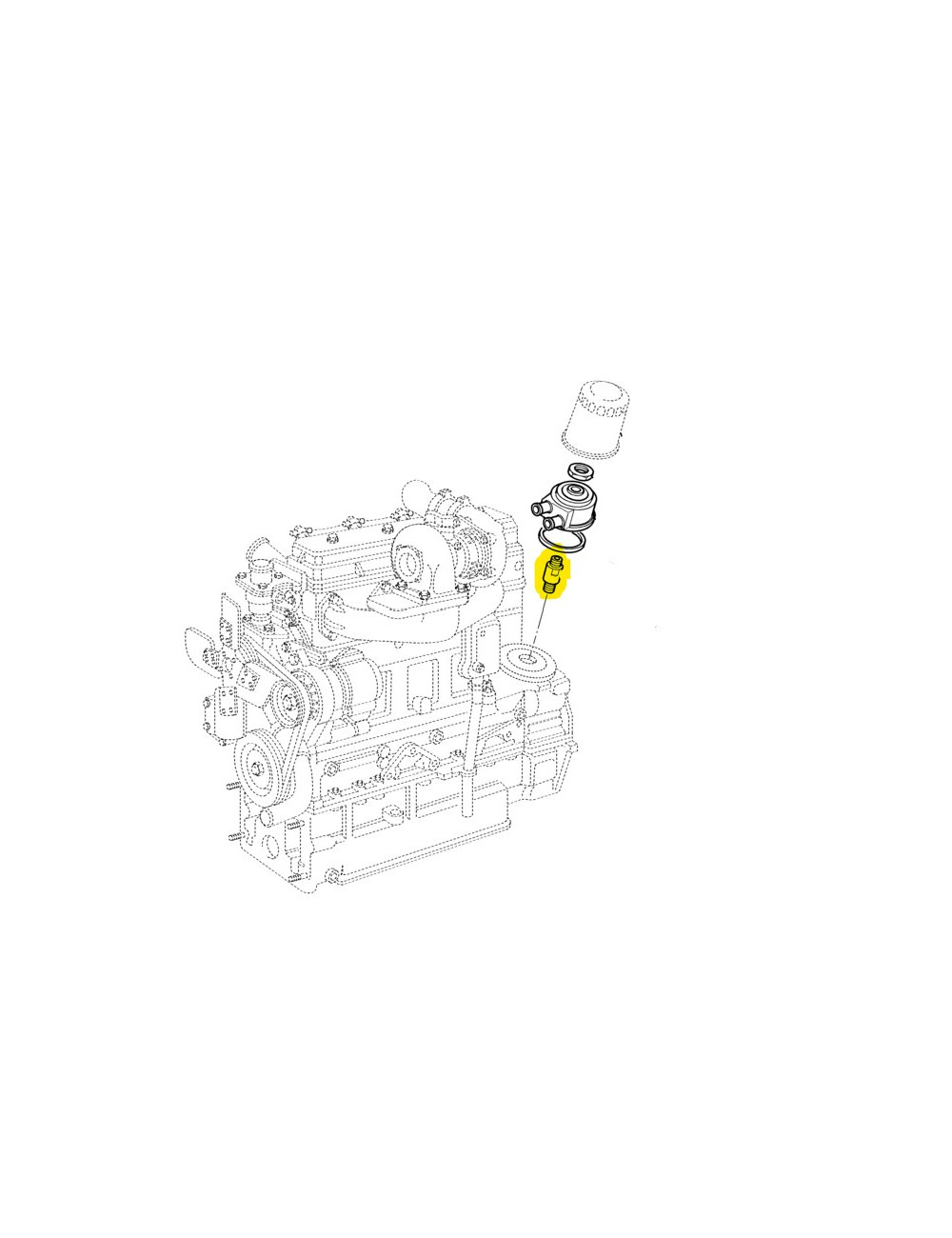 Connettore idraulico New Holland - cod 4842798 Connettore idraulico New Holland - cod 4842798