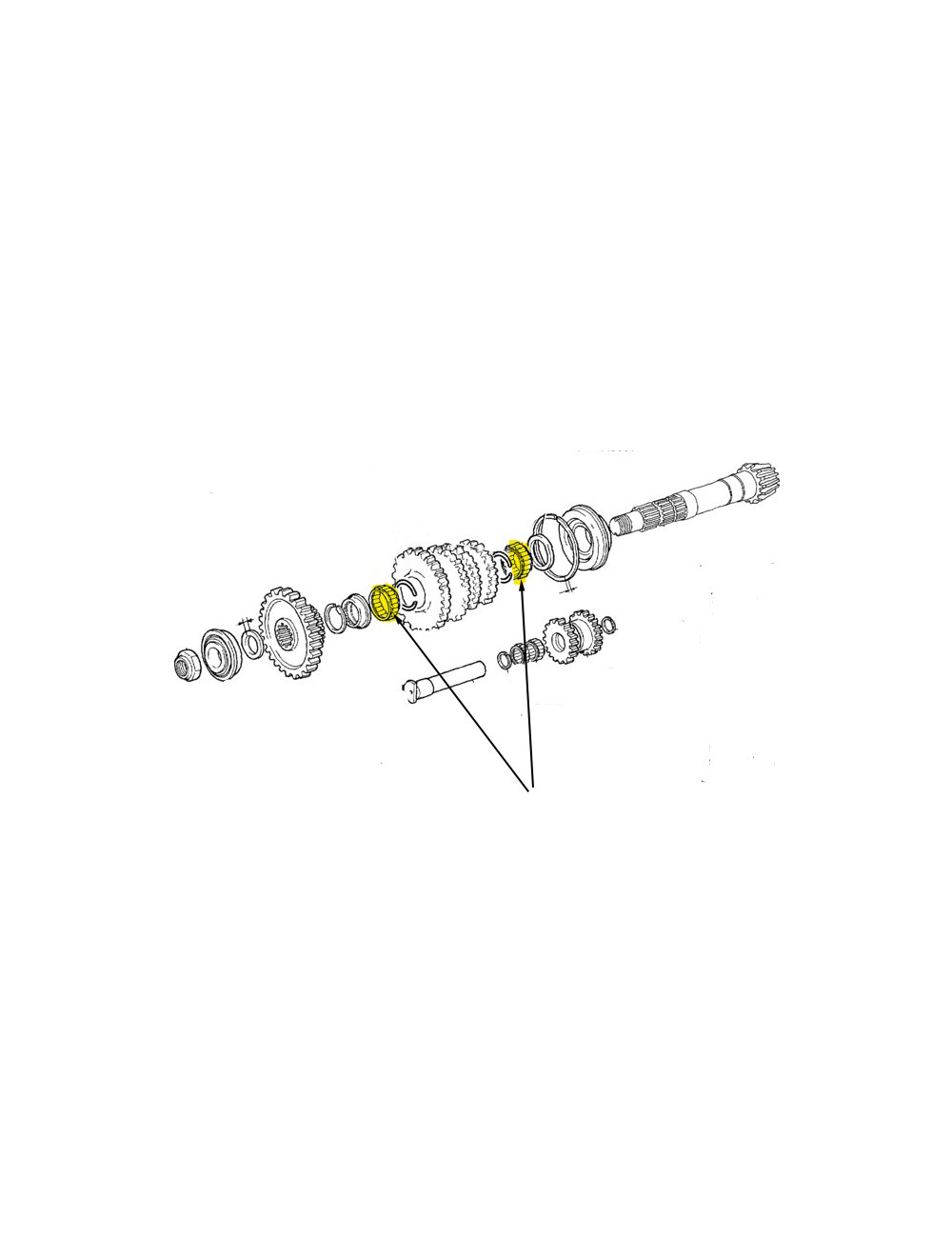 Cuscinetto a rulli New Holland - cod 5128944 Cuscinetto a rulli New Holland - cod 5128944