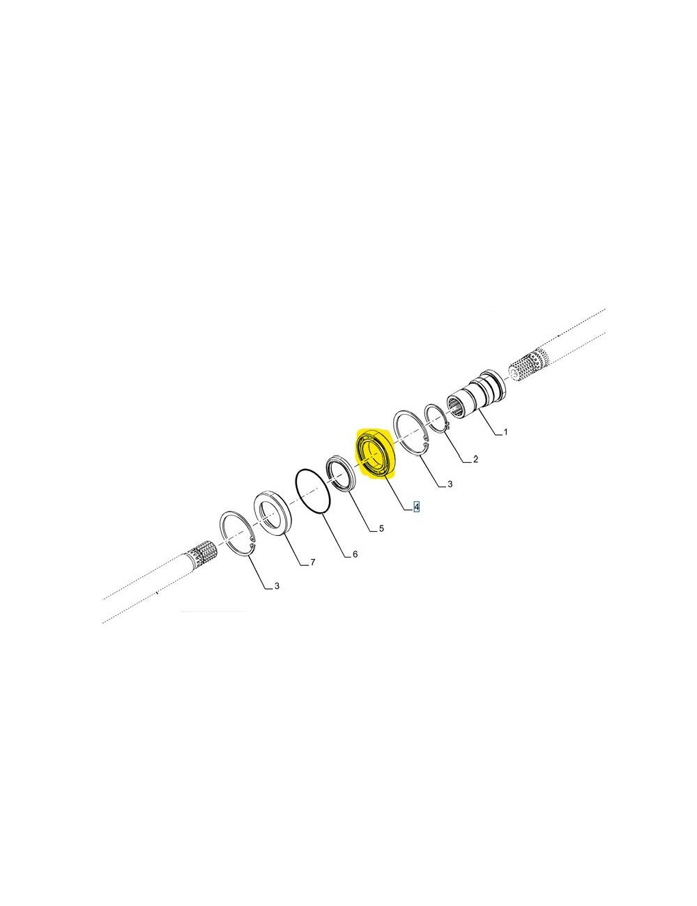 Cuscinetto a sfera New Holland - cod 28042500 Cuscinetto a sfera New Holland - cod 28042500