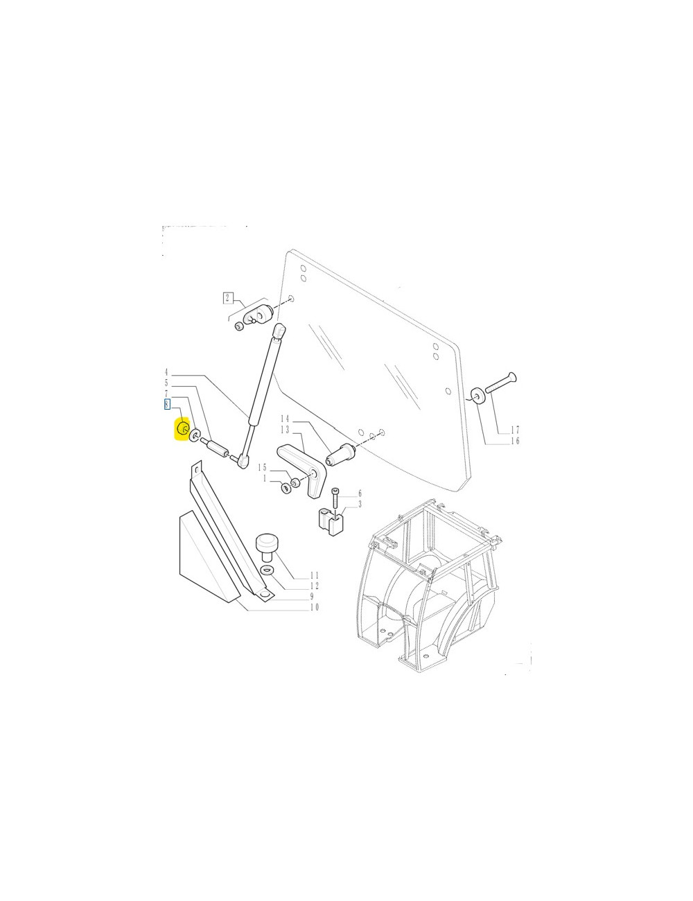 Dado cristalli New Holland - cod 9975064