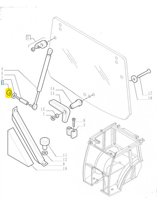Dado cristalli New Holland - cod 9975064