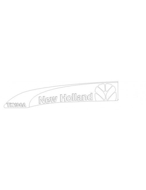 Decalcomania lato sinistro New Holland - cod 47137231