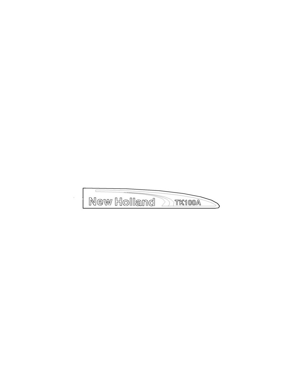 Decalcomania New Holland - cod 47133350