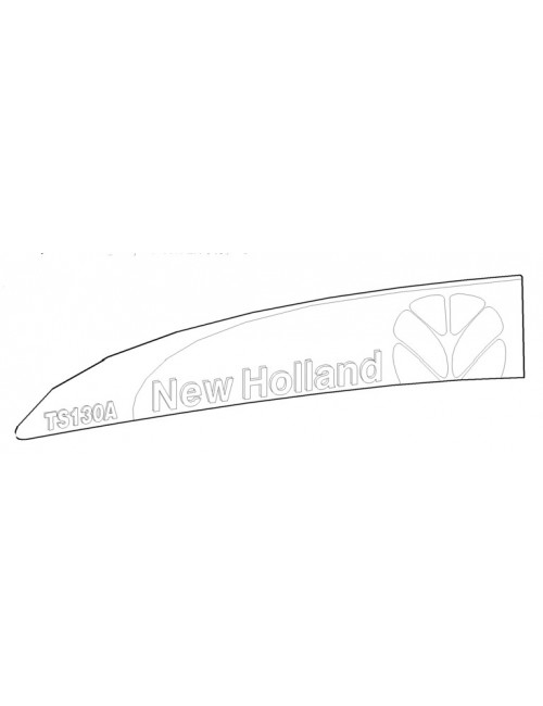 Decalcomania sinistra TS130A New Holland - cod 87326947