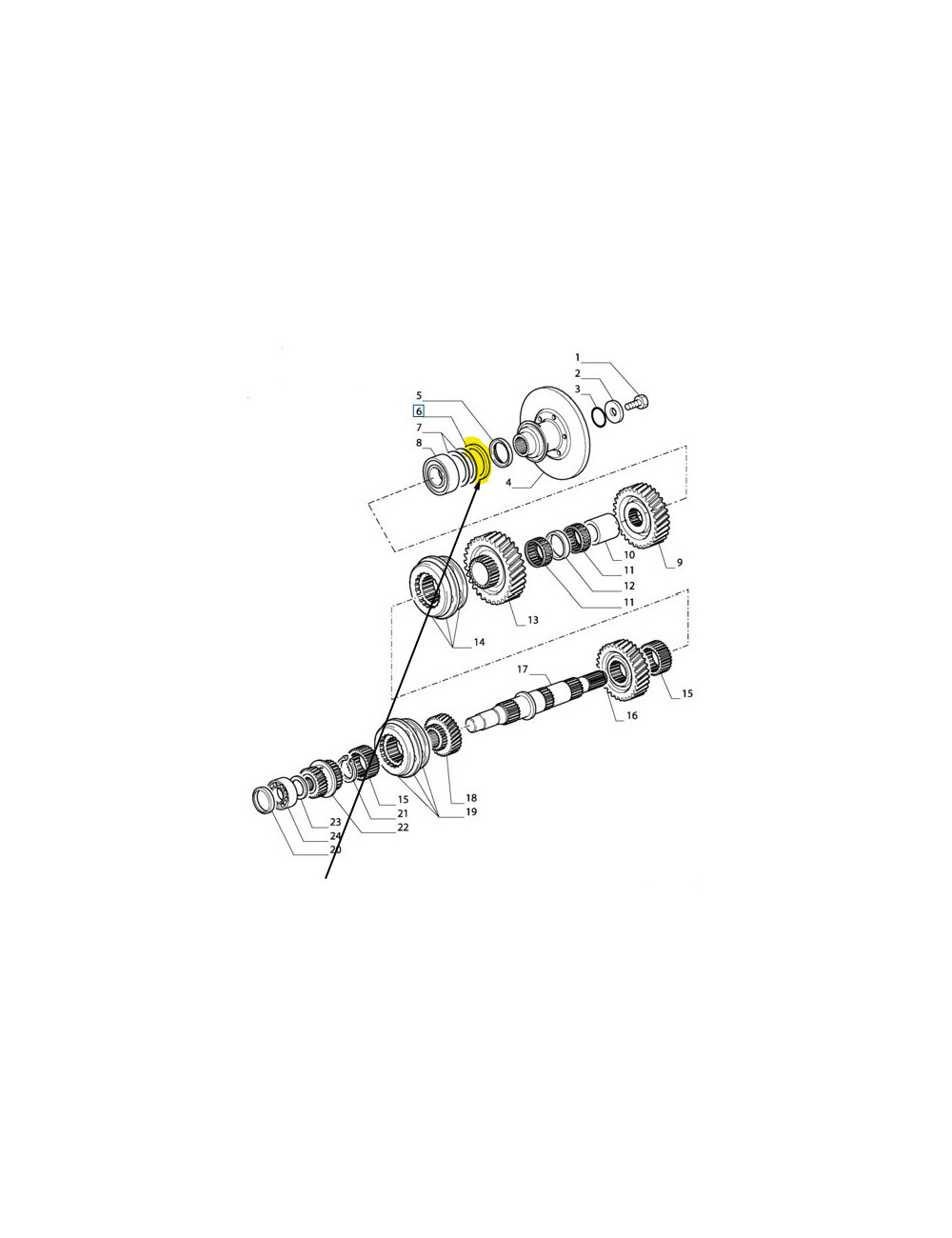 Distanziale New Holland - cod 9968271