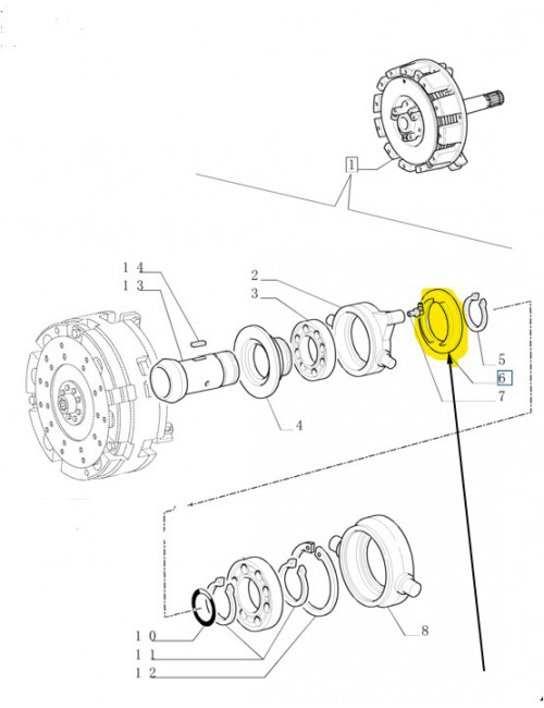 Fermo New Holland - cod 47128331