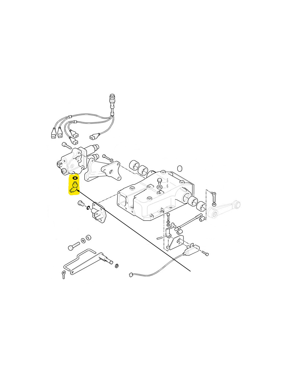 Gomito distrib. sollevat. New Holland -cod 82002498