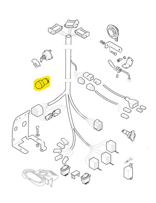 Interruttore impianto elettrico New Holland -cod 9975240