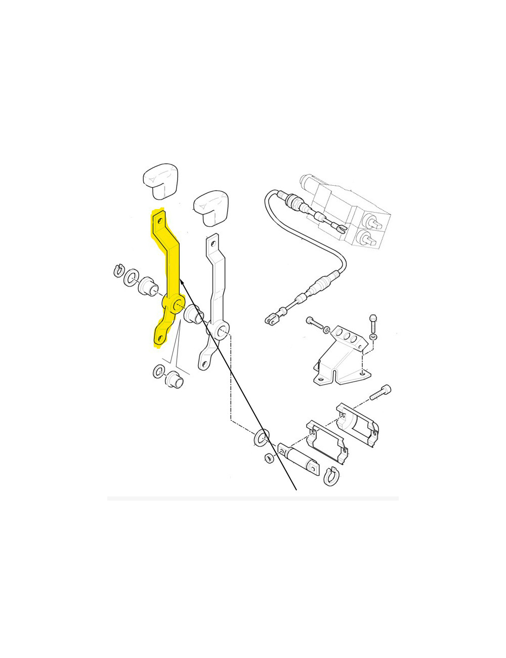 Leva New Holland - cod 47128519