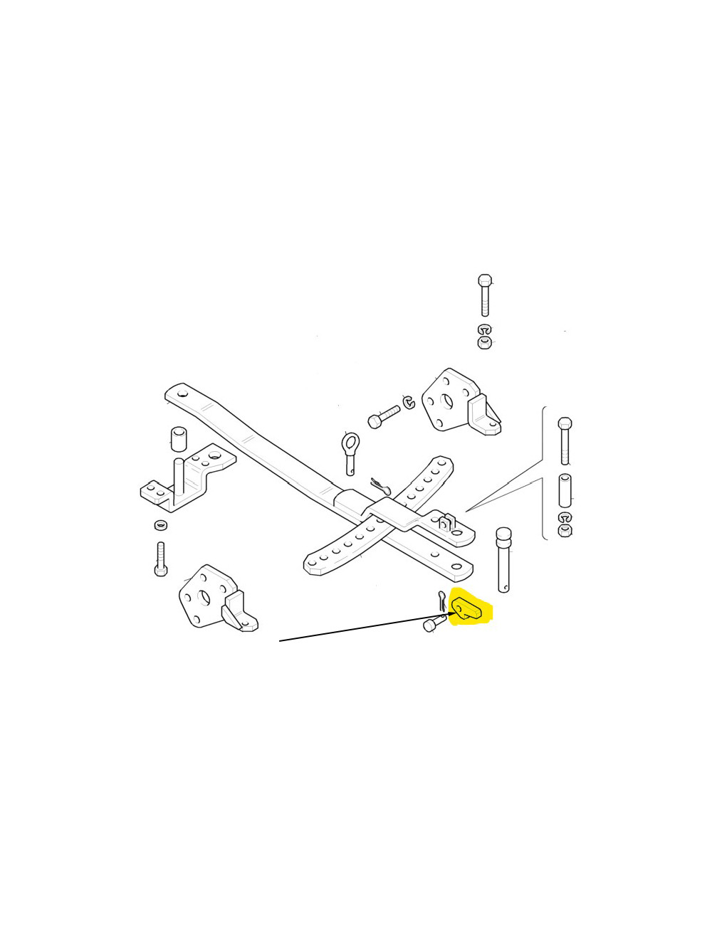 Leva New Holland - cod 5130621