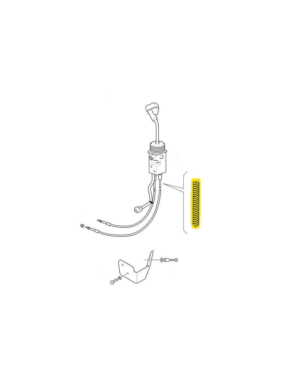 Manicotto flessibile per joystick New Holland - cod 47131913