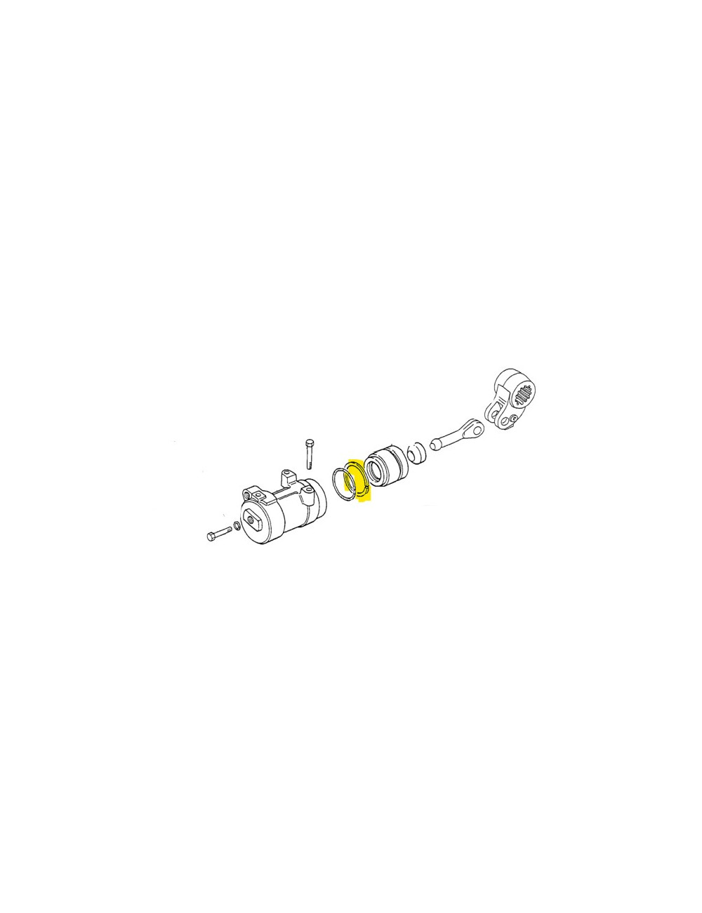 Guarnizione pistone sollevatore new holland - cod 5126204 Guarnizione pistone sollevatore new holland - cod 5126204