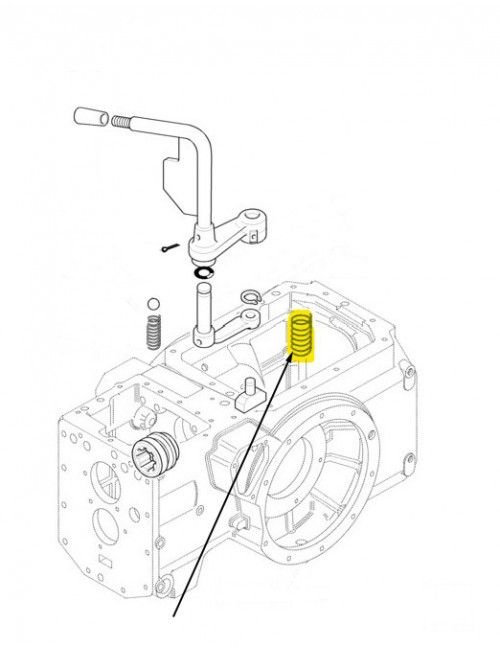Molla per leva presa di forza New Holland - cod 571604