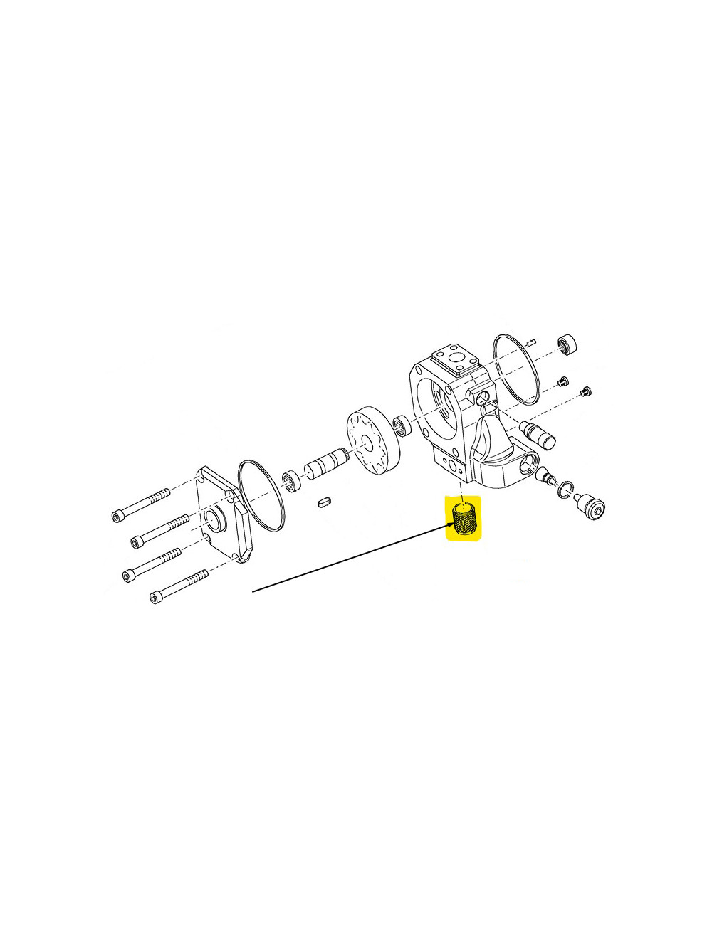 filtro olio idraulico New Holland - cod 47127271