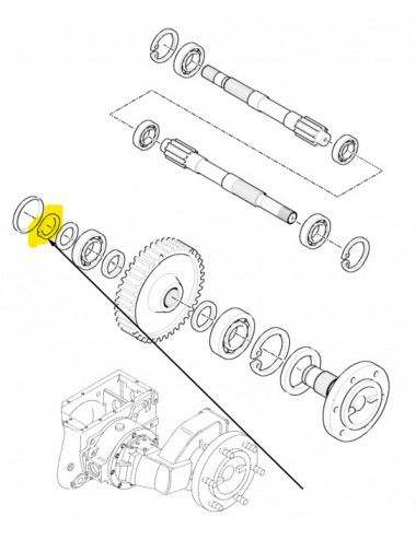 Rondella riduttori laterali New Holland - cod 9975090