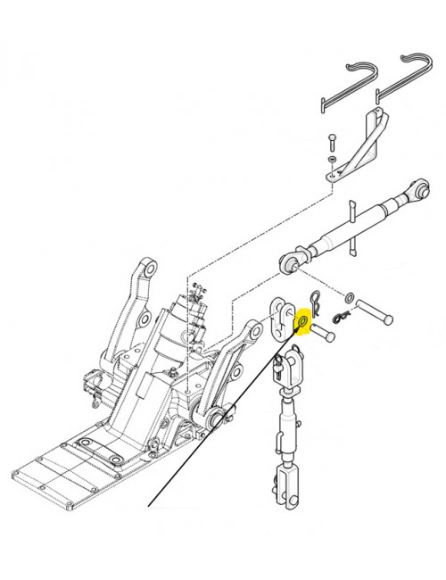 Rondella sollev. ant.attacco a 3 punti New Holland -cod 9975949