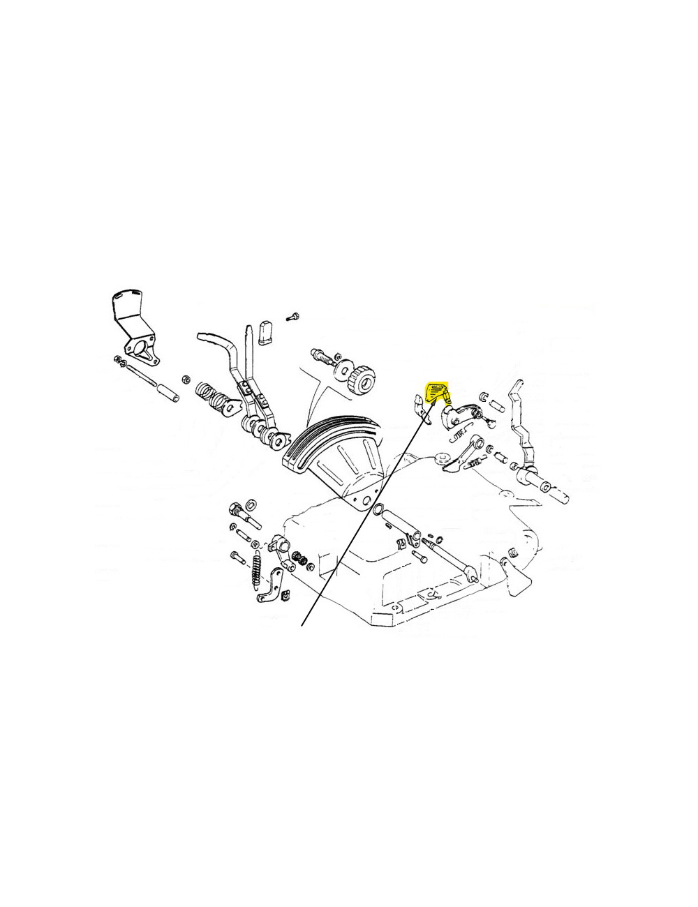 Leva Lift o Matic Fiat New Holland 5128640 Leva Lift o Matic Fiat New Holland 5128640