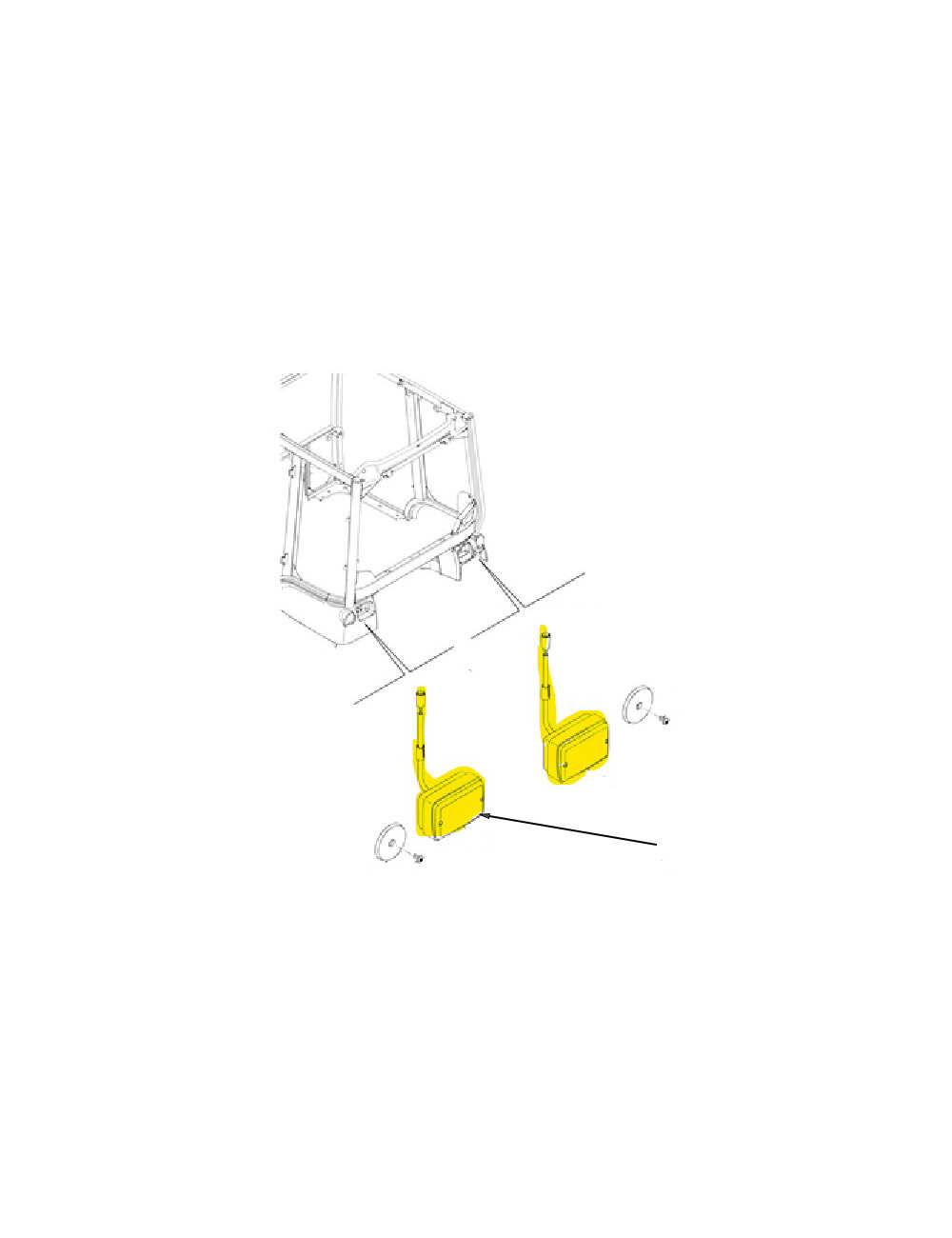 fanale posteriore New Holland 5189027 fanale posteriore New Holland 5189027