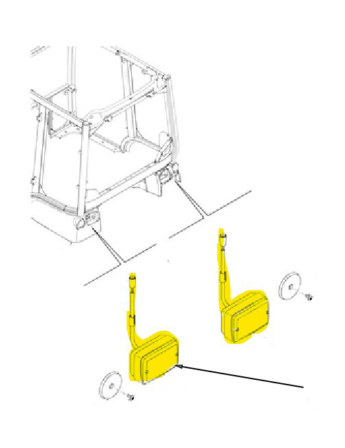 fanale posteriore New Holland 5189027